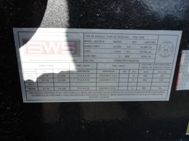 2026 BWS TRAILER Base