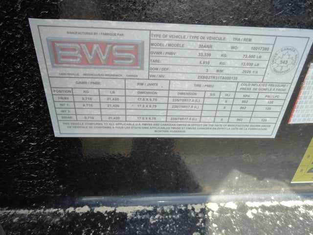 2026 BWS TRAILER Base